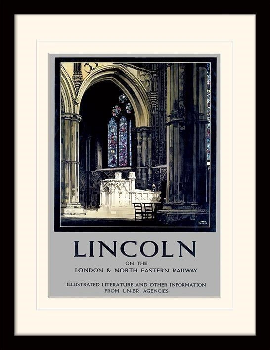 Pyramid: Lincoln (Cathedral Window By Fred Taylor) (Stampa In Cornice)