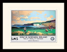 Pyramid: Northern Ireland (Portrush Green By Norman Wilkinson) (Stampa In Cornice)