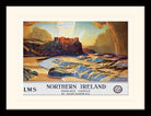 Pyramid: Northern Ireland (Dunluce Castle By Julius Olsson) (Stampa In Cornice)