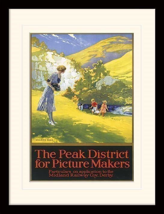 Pyramid: Peak District (For Picture Makers By Charles E Turner) (Stampa In Cornice)