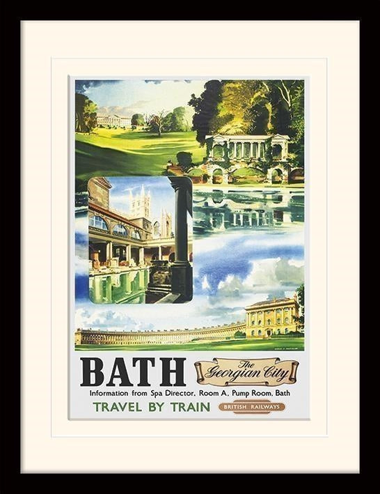 Pyramid: Bath (The Georgian City) (Stampa In Cornice)