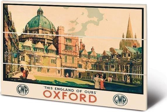 Pyramid: Oxford (Courtyard By Claude Buckle) Micro Wood (Stampa Su Legno)