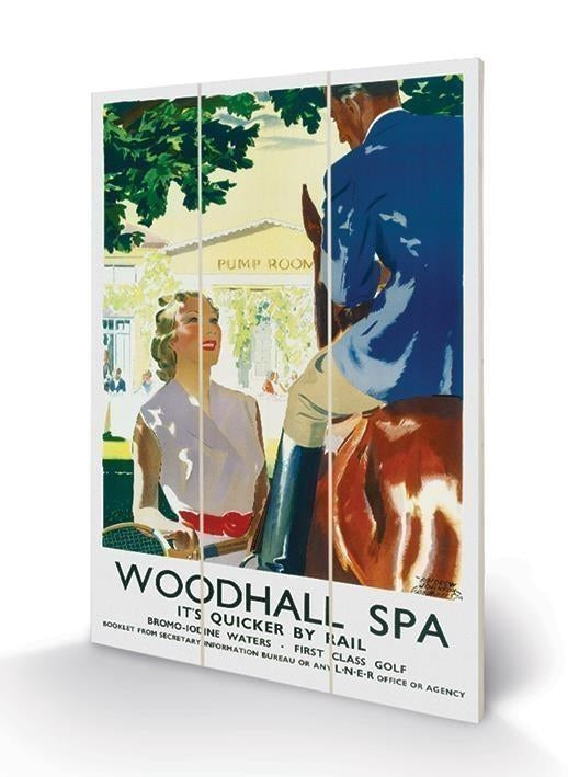 Pyramid: Woodhall Spa (Pump Room By Andrew Johnson) Micro Wood (Stampa Su Legno)