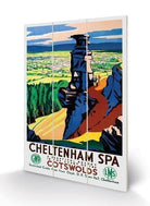 Pyramid: Cheltenham Spa (Cotswolds By C H Birtwhistle) Micro Wood (Stampa Su Legno)