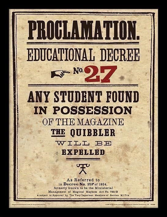 Harry Potter: Pyramid - (Educational Decree No. 27)