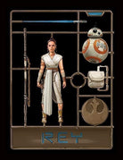 Star Wars: Pyramid - The Rise Of Skywalker (Rey Model) (Stampa In Cornice)