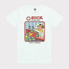 Steven Rhodes: Sick Of Your Shit (White) (T-Shirt Unisex Tg. XL)