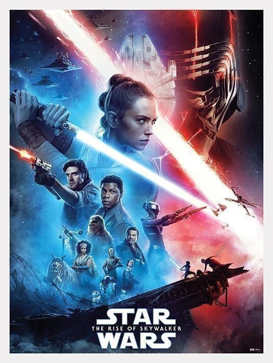 Star Wars: Pyramid - The Rise Of Skywalker Saga (Stampa Su Tela 60X80 Cm)