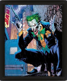 Dc Comics: Pyramid - Joker - Bang - Framed 25X20 Cm (3D Lenticular Print / Stampa)