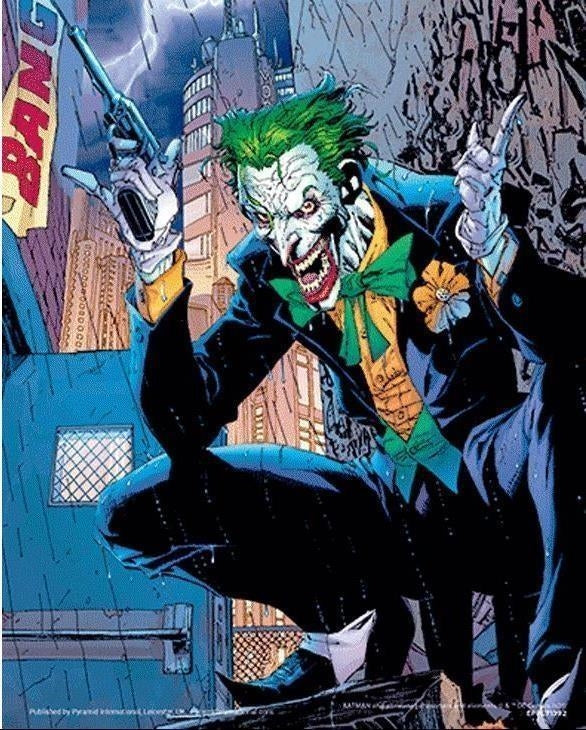 Dc Comics: Pyramid - Joker (Bang - 25X20 Cm (3D Lenticular Print / Stampa)