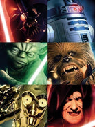 Star Wars: Pyramid - Squares -Canvas Print 30X40cm- (Stampa Su Tela)