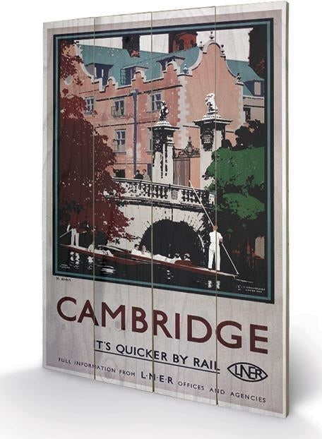 Pyramid: Cambridge: St Johns (Stampa Su Legno 59X40Cm)