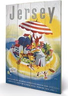 Pyramid: Jersey - Island (Stampa Su Legno 59X40Cm)