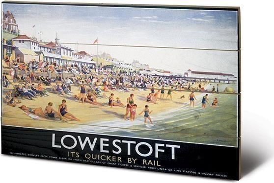 Pyramid: Lowestoft: Beach (Stampa Su Legno 59X40Cm)