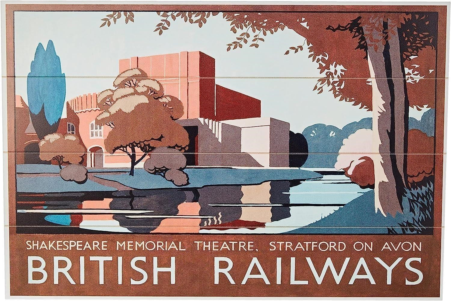 Pyramid: Stratford On Avon: Shakespeare (Stampa Su Legno 59X40Cm)