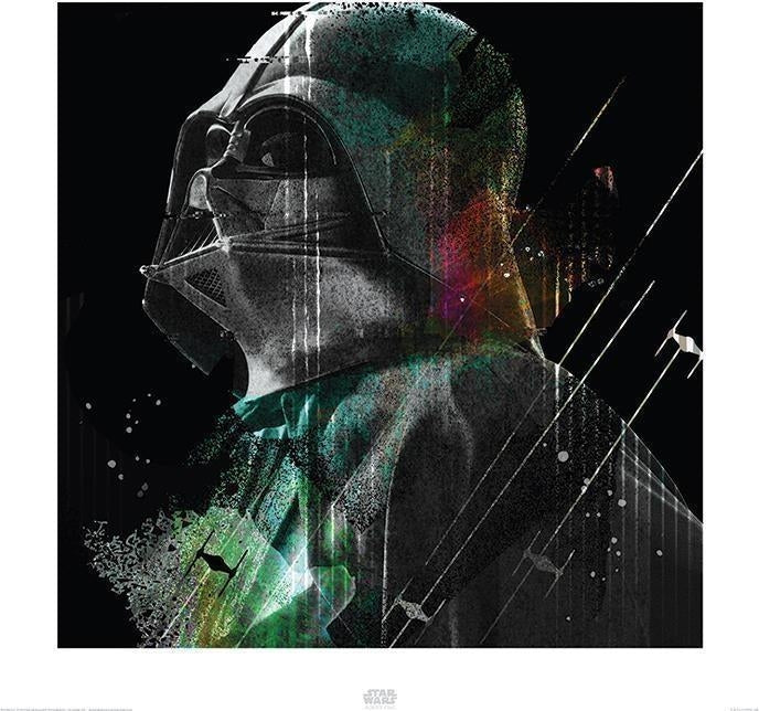 Star Wars: Pyramid - Rogue One - Darth Vader Lines 40X40 Cm (Art Print / Stampa)