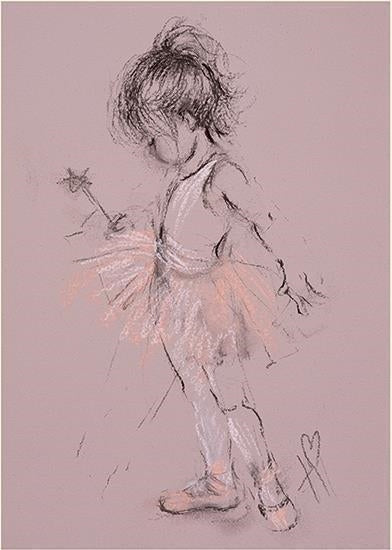 Pyramid: Hazel Bowman: Little Ballerina Ii (Stampa Montata 30X40 Cm)