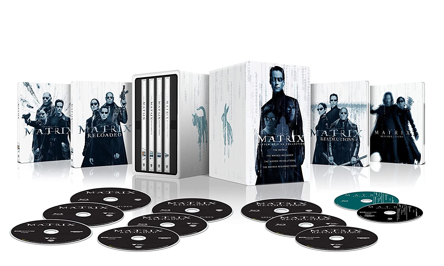 Matrix Collection Steelbooks (5 4K Ultra Hd+6 Blu-Ray)