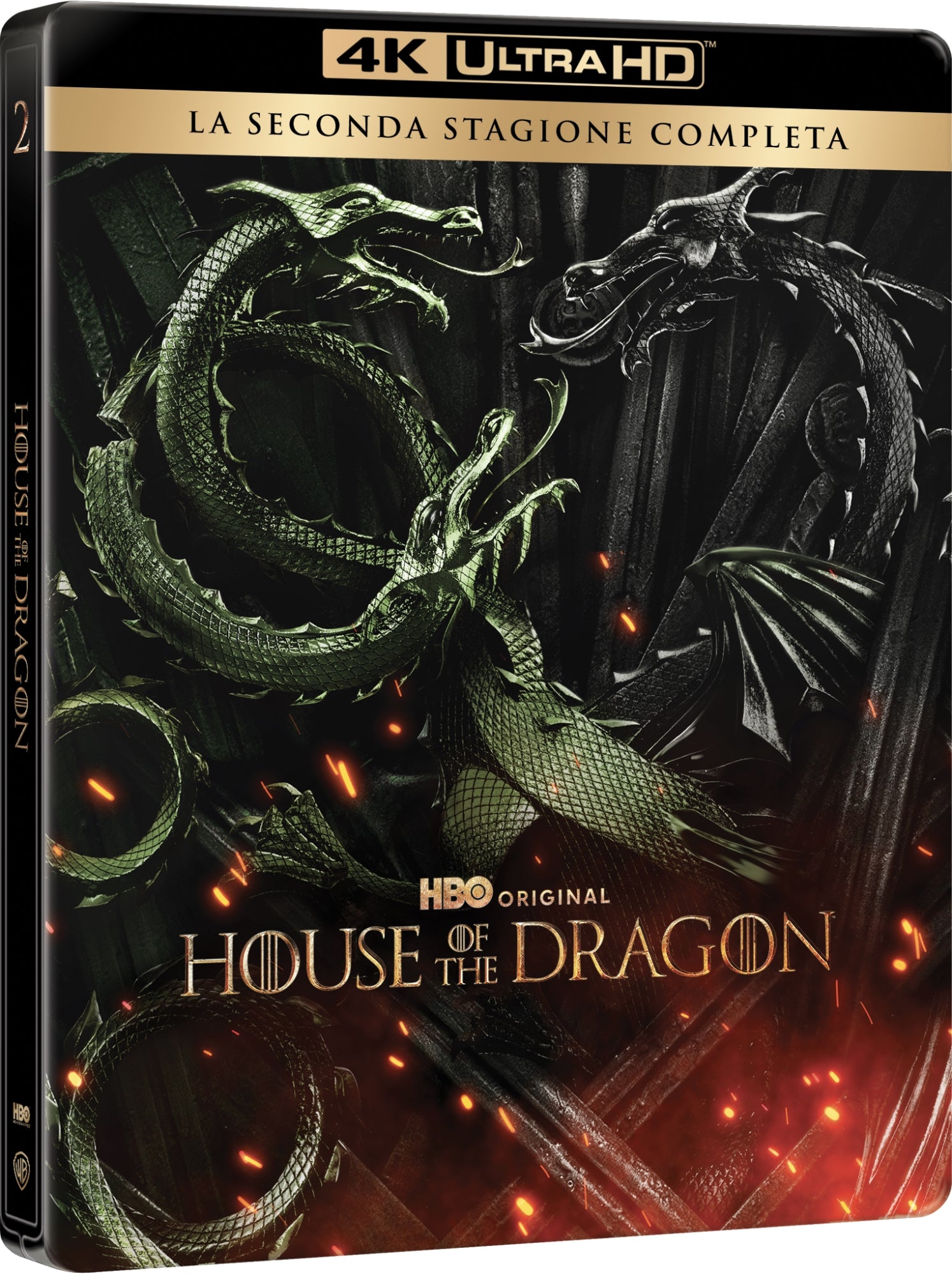 House Of The Dragon - Stagione 02 (2 4K Ultra Hd+2 Blu-Ray) (Ltd Steelbook With Cards)