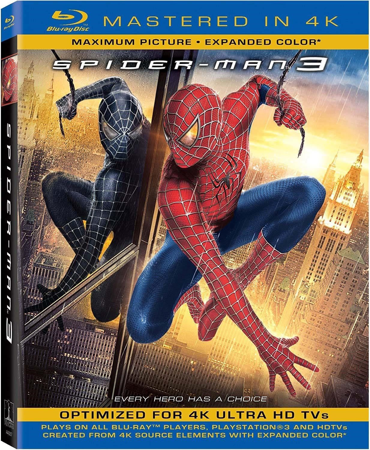 Spider-Man 3 (4K Ultra Hd+Blu-Ray)