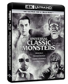 Universal Classic Monsters Collection Vol 1 (4 4K Ultra Hd+4 Blu-Ray)