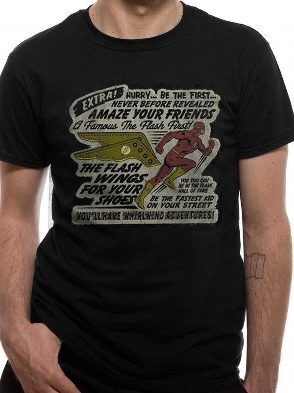Dc Comics: Flash Wings (T-Shirt Unisex Tg. S)