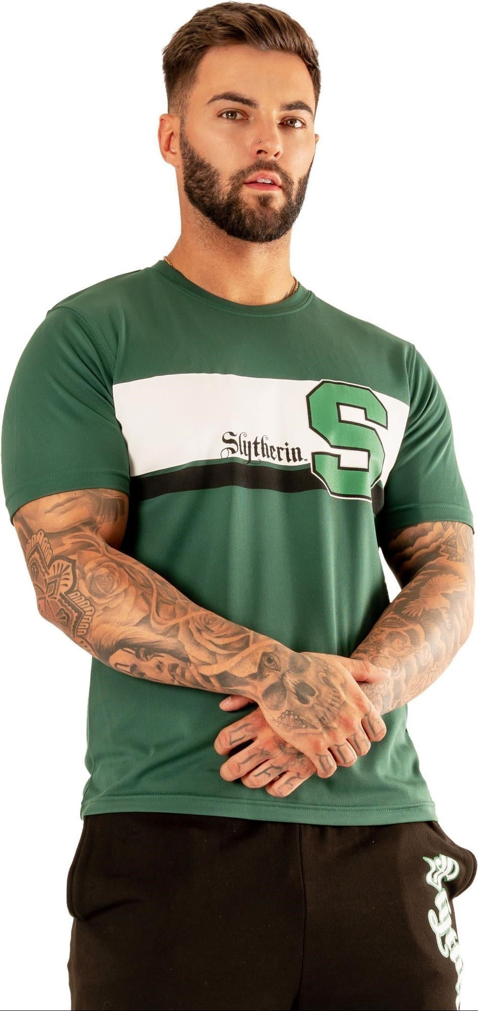 Harry Potter: Slytherin Track & Field (T-Shirt Unisex Tg. S)