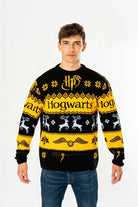 Harry Potter: Deluxe Christmas Hogwarts Knitted Jumper (Maglione Unisex Tg. M)