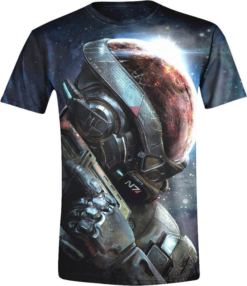 Massive Effect: Andromeda: Ryder N7 (T-Shirt Unisex Tg. S)