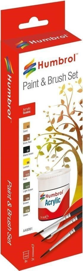 Humbrol: Acrylic Landscape Set (Vernici Acriliche)