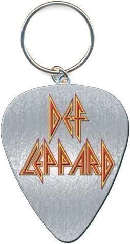 Def Leppard: Pick Logo (Portachiavi Metallo)