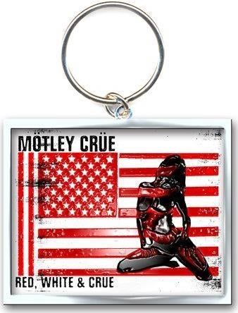 Motley Crue: Red White & Crue (Portachiavi Metallo)