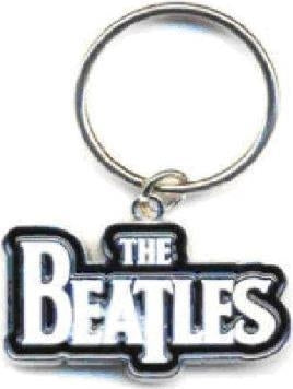 Beatles (The): Drop T White (Portachiavi Metallo)