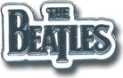 Beatles (The): Medium Drop T Logo Black (Spilla Badge)