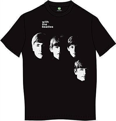 Beatles (The): With Beatles (The) Black (T-Shirt Unisex Tg. M)