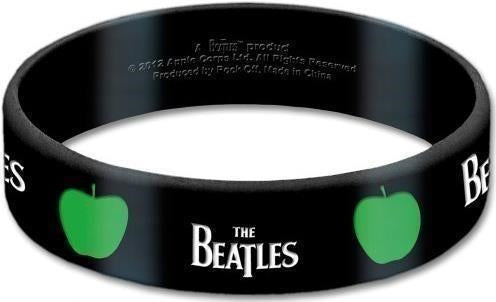 Beatles (The): Drop T & Apple (Braccialetto Gomma)