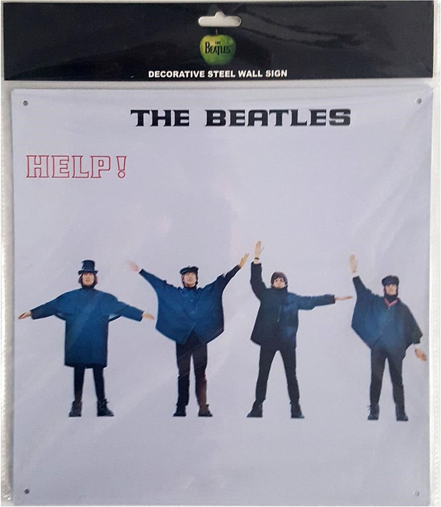 Beatles (The): Help (Targa Acciaio da Muro)