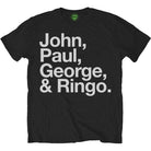 Beatles (The): Rock Off - John, Paul, George & Ringo Black (T-Shirt Unisex Tg. S)