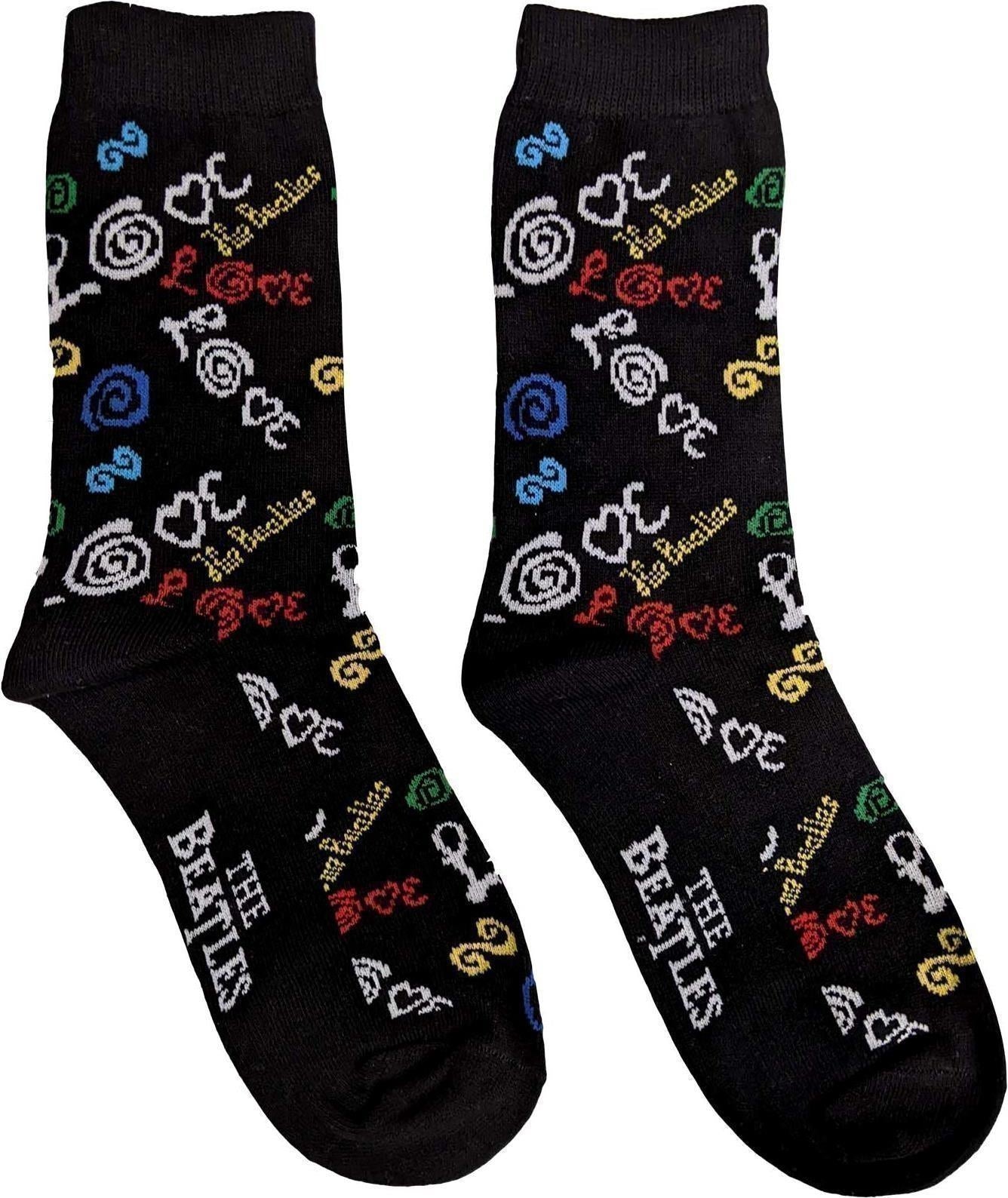 Beatles (The): Love Dark Blue (Calzini Uomo)