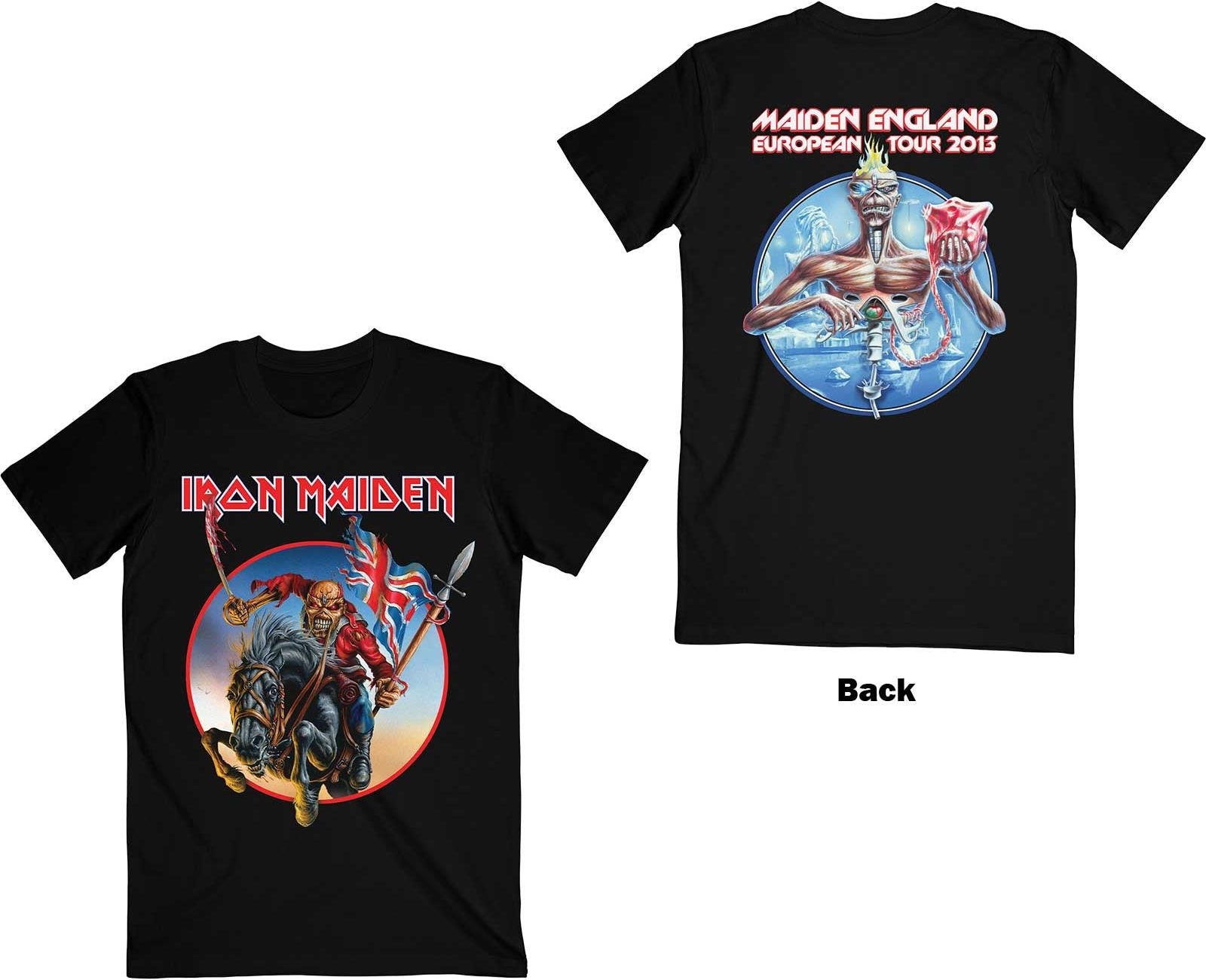 Iron Maiden: Rock Off - Euro Tour (T-Shirt Unisex Tg. S)