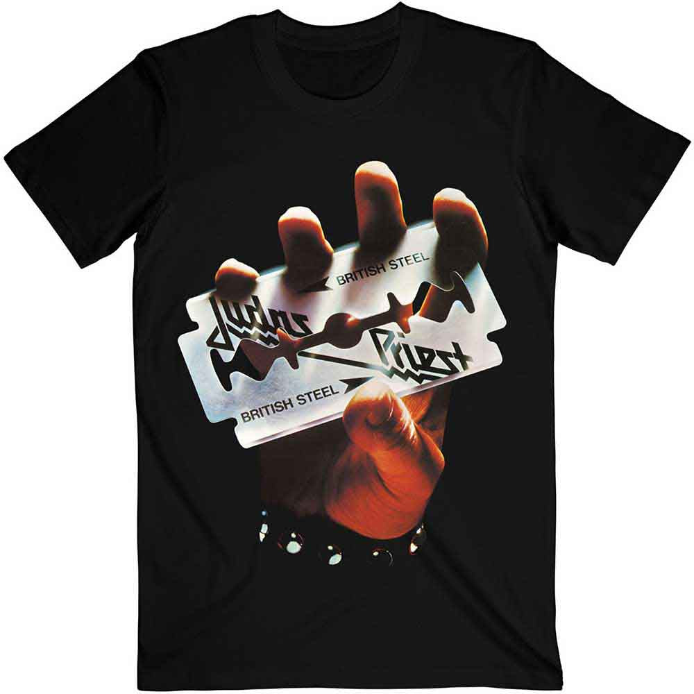 Judas Priest: Rock Off - British Steel (T-Shirt Unisex Tg. L)