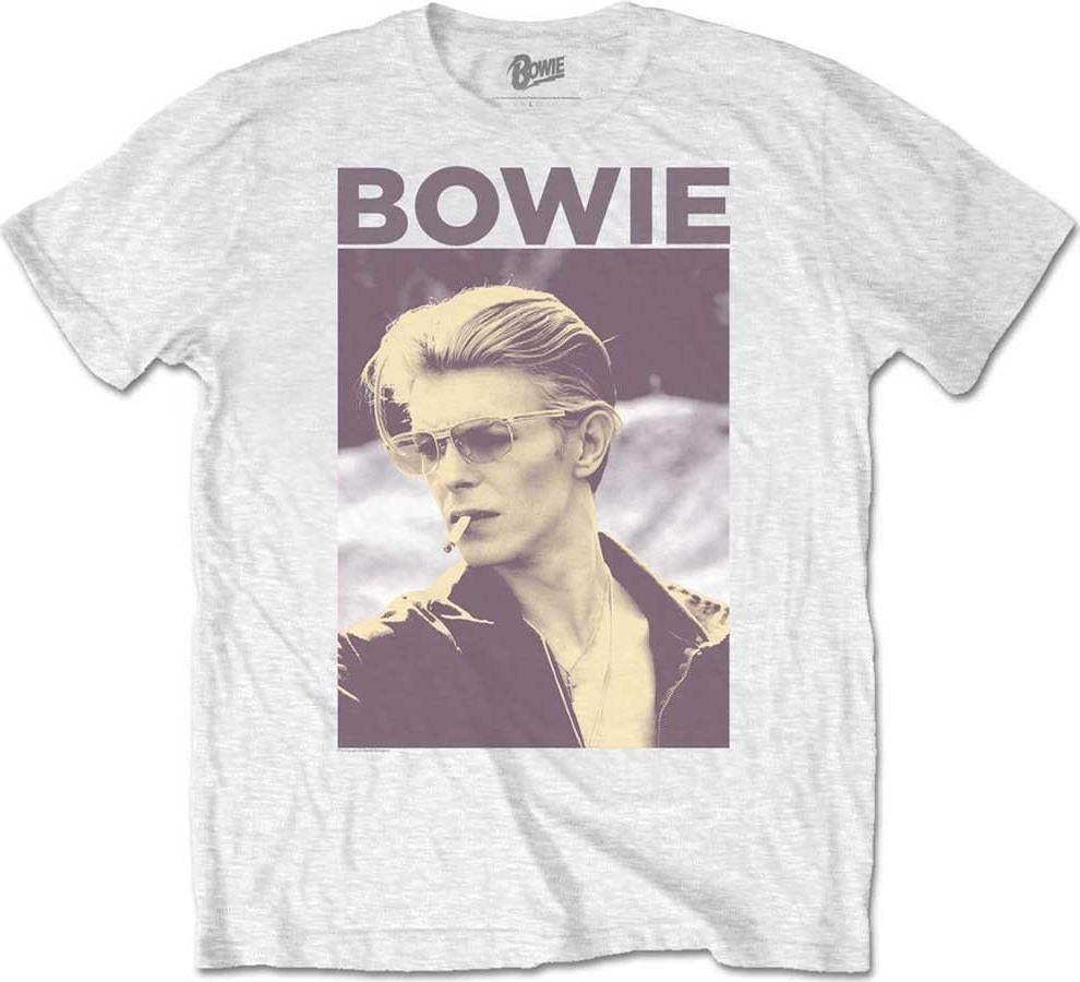 David Bowie: Smoking (T-Shirt Unisex Tg. M)