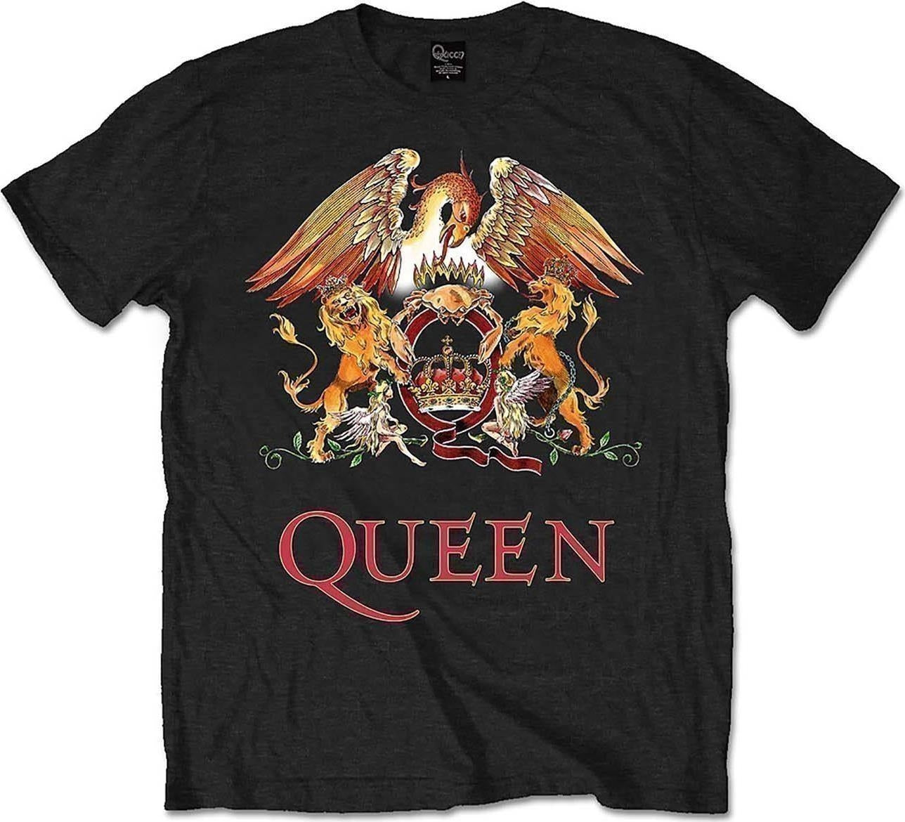 Queen: Rock Off - Classic Crest (T-Shirt Unisex Tg. XL)