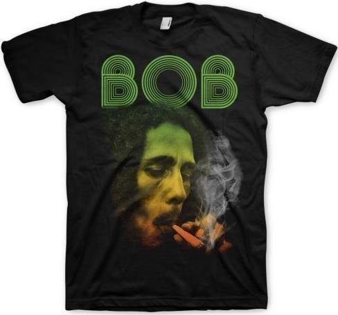 Bob Marley: Rock Off - Smoking Da Erb (T-Shirt Unisex Tg. L)