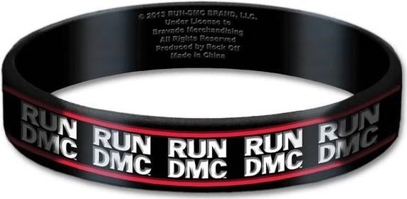 Run Dmc: Logo (Braccialetto Gomma)
