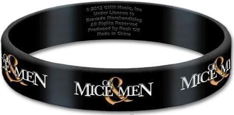 Of Mice & Men: Logo (Braccialetto Gomma)