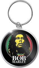 Bob Marley: Logo Face (Portachiavi Metallo)