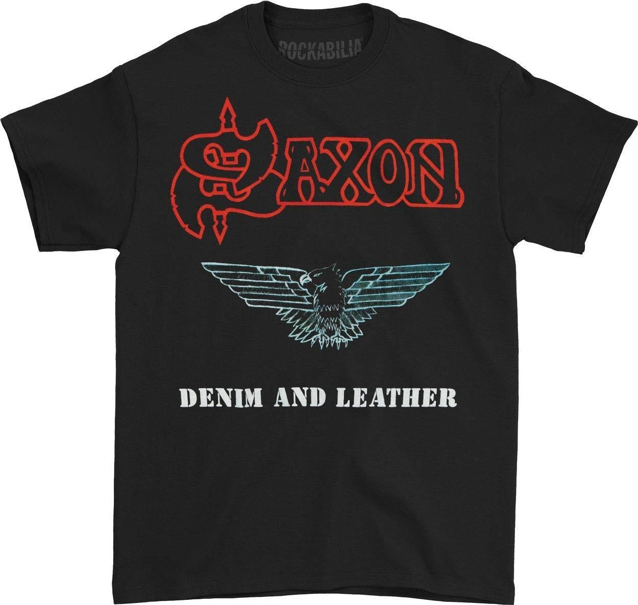 Saxon - T/S Denim & Leather (L)