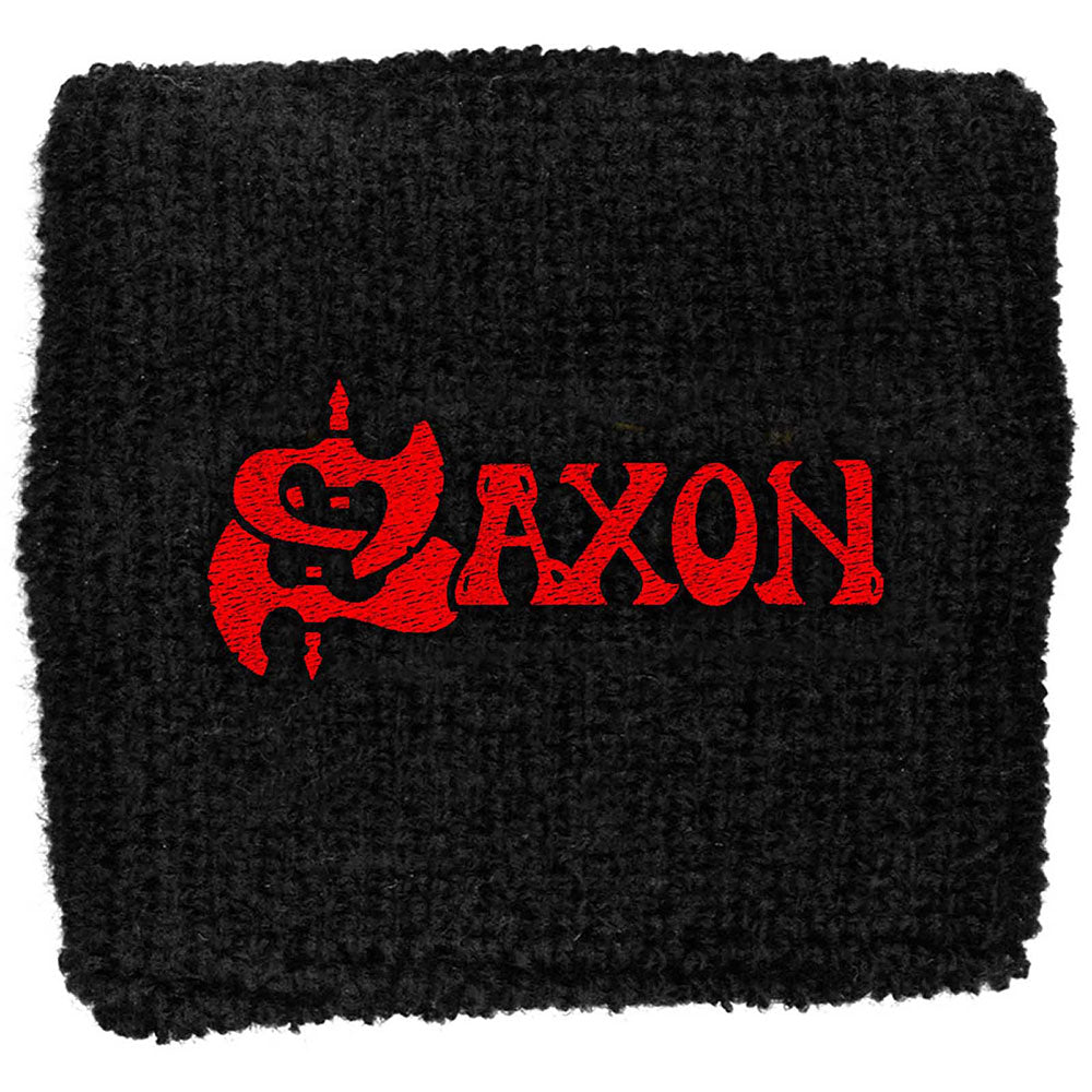 Saxon: Red Logo Wristband