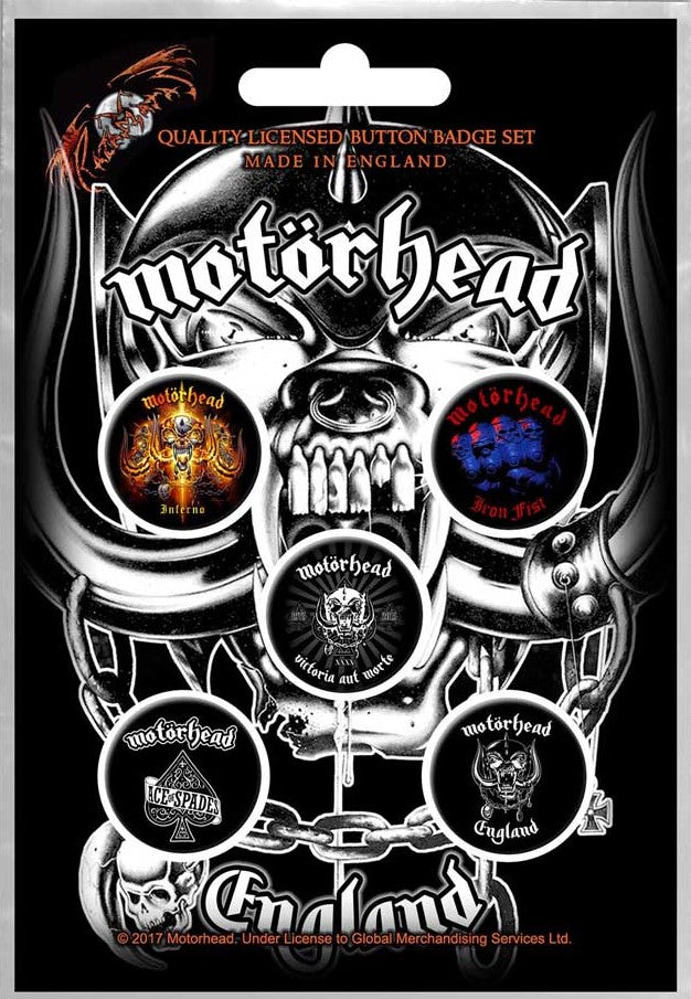Motorhead: Button England (Badge Pack)